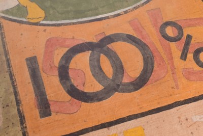 Lot 4 - ORIGINAL WWII NOSE ART FROM A VICKERS WELLINGTON BOMBER
