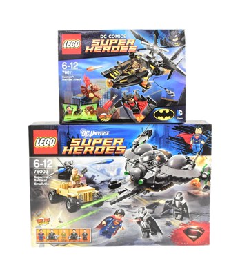 Lot 712 - LEGO - DC SUPER HEROES - X2 FACTORY SEALED SETS