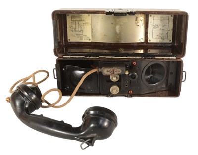 Lot 461 - WWII SECOND WORLD WAR GERMAN FIELD TELEPHONE