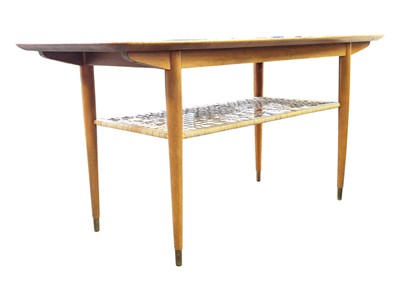 Lot 580a - DANISH MODERN DESIGN - MID CENTURY TEAK COFFEE TABLE