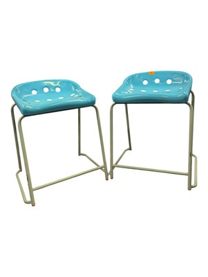Lot 586a - ROBIN DAY FOR HILLE FURNITURE - PAIR OF MID CENTURY STOOLS
