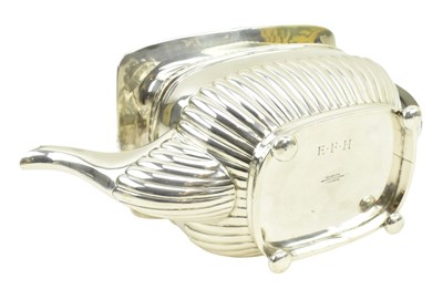 Lot 5 - EARLY 20TH CENTURY EDWARD VII HALLMARKED SILVER TEA SERVICE