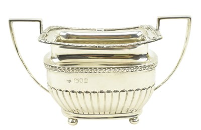 Lot 5 - EARLY 20TH CENTURY EDWARD VII HALLMARKED SILVER TEA SERVICE
