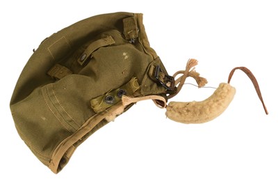 Lot 502 - WWII SECOND WORLD WAR USAAF TROPICAL FLYING HELMET