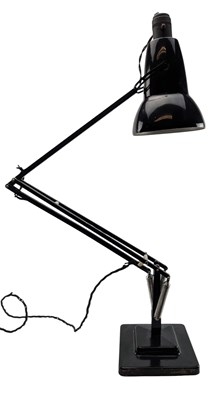 Lot 214 - HERBERT TERRY - MODEL 1227 ANGLEPOISE DESK LAMP IN BLACK