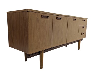 Lot 305 - MID CENTURY BRITISH MODERN DESIGN TEAK SIDEBOARD