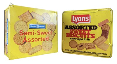 Lot 127 - LYONS / PALMERS - TWO VINTAGE BISCUIT TINS