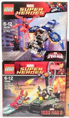 Lot 767 - LEGO - MARVEL SUPER HEROES - X5 FACTORY SEALED SETS