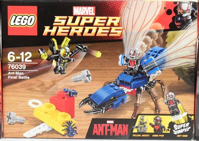 Lot 767 - LEGO - MARVEL SUPER HEROES - X5 FACTORY SEALED SETS