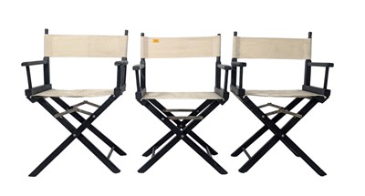 Lot 270 - THREE VINTAGE ITALIAN FOLDING DIRECTOR'S CHAIR