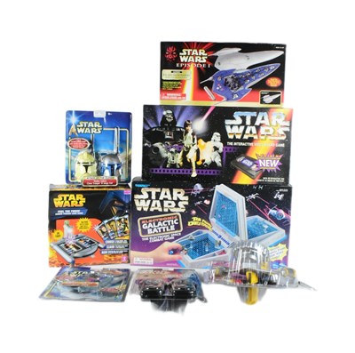 Lot 90 - STAR WARS - COLLECTION OF ASSORTED ELECTRONIC GAMES