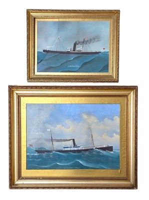 Lot 366 - NEAPOLITAN SCHOOL - TWO EARLY 20TH CENTURY GOUACHE ON PAPER MARITIME PAINTINGS