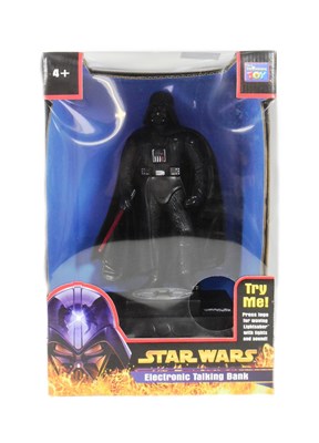 Lot 81 - STAR WARS - REVENGE OF THE SITH DARTH VADER ELECTRONIC TALKING BANK