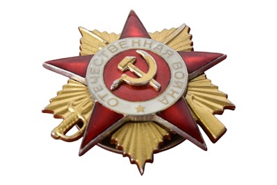 Lot 7 - SECOND WORLD WAR RUSSIAN MEDAL GROUP - FULL CAVALIER