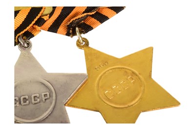 Lot 7 - SECOND WORLD WAR RUSSIAN MEDAL GROUP - FULL CAVALIER