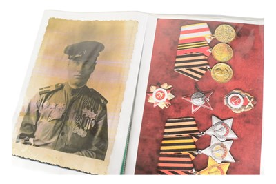 Lot 7 - SECOND WORLD WAR RUSSIAN MEDAL GROUP - FULL CAVALIER