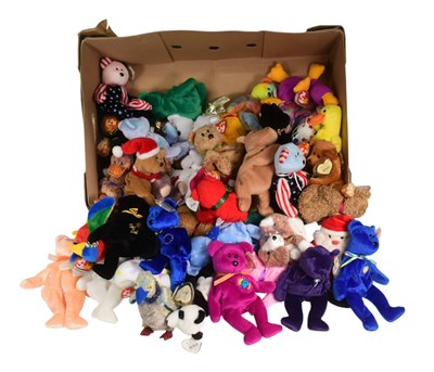 Lot 587 - BEANIE BABIES - COLLECTION OF X50 ORIGINAL TY BEANIE BABIES