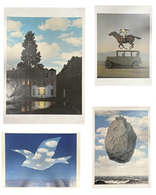 Lot 299 - AFTER RENE MAGRITTE - FOUR 21ST CENTURY EXHIBITION MUSEUM POSTERS