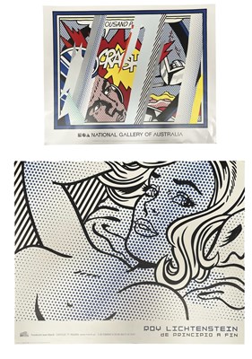 Lot 234 - AFTER ROY LICHTENSTEIN - TWO 2007 & 2013 EXHIBITION POSTERS