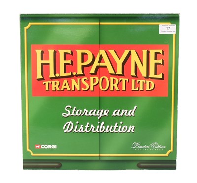 Lot 17 - DIECAST - CORGI 1/50 SCALE H.E PAYNE TRANSPORT LTD 'STORAGE AND DISTRIBUTION' COMMEMORATIVE SET
