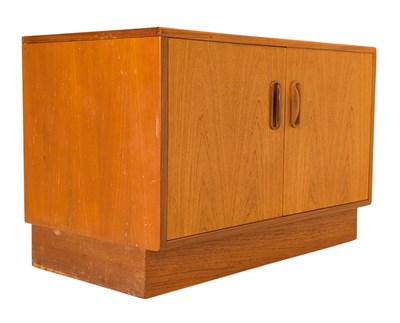 Lot 412 - G PLAN - FRESCO RANGE - MID CENTURY 1960S TEAK LOW CUPBOARD