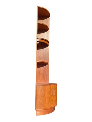 Lot 580 - G-PLAN FURNITURE - MID CENTURY TEAK CORNER CABINET