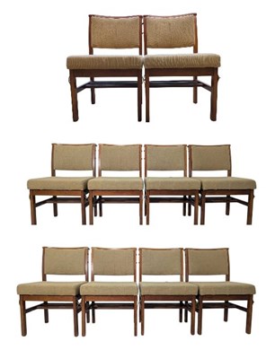 Lot 230 - ROSEHILL FURNITURE - SET OF 10 BEECH WOOD CHURCH FAITH CHAPEL CHAIRS