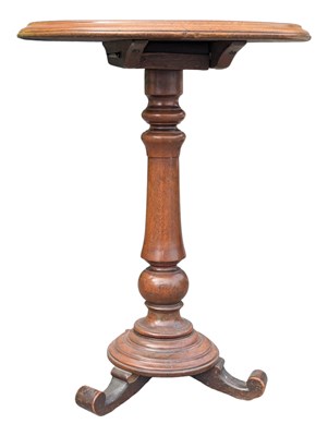 Lot 789 - 19TH CENTURY WILLIAM IV MAHOGANY SIDE TABLE