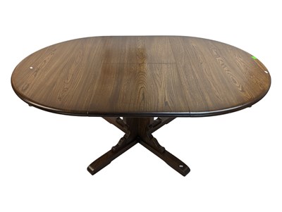 Lot 562 - LUCIAN ERCOLANI - SAVILLE RANGE - MODERN EXTENDING DINING TABLE W/ SIX CHAIRS