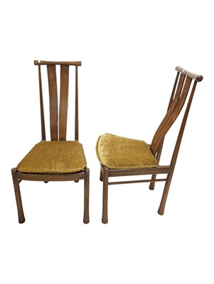 Lot 562 - LUCIAN ERCOLANI - SAVILLE RANGE - MODERN EXTENDING DINING TABLE W/ SIX CHAIRS