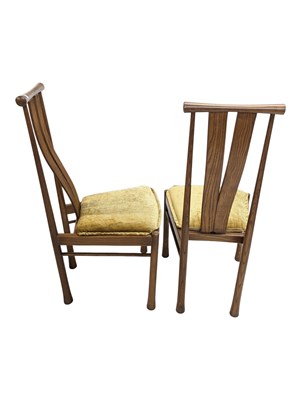 Lot 562 - LUCIAN ERCOLANI - SAVILLE RANGE - MODERN EXTENDING DINING TABLE W/ SIX CHAIRS