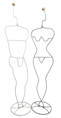 Lot 151 - AURIDS LONBORG X IKEA - PAIR OF 1980S WIRE MANNEQUINS