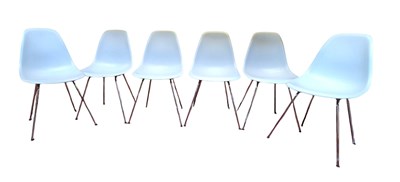 Lot 104 - EAMES FOR VITRA - SET OF SIX DESIGNER DINING CHAIRS