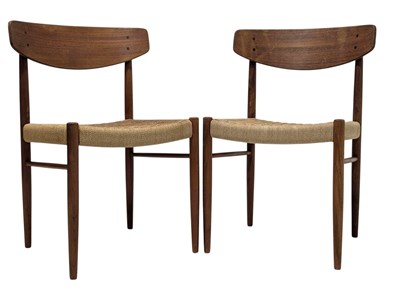 Lot 312 - JOHANNES ANDERSEN FOR ULDUM - PAIR OF TEAK DINING CHAIRS