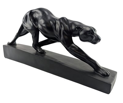 Lot 37 - CONTEMPORARY INTERIOR DESIGN ART DECO STYLE BLACK PANTER