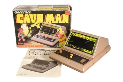 Lot 585 - RETRO GAMING - VINTAGE GRANDSTAND CAVEMAN ELECTRONIC ARCADE GAME