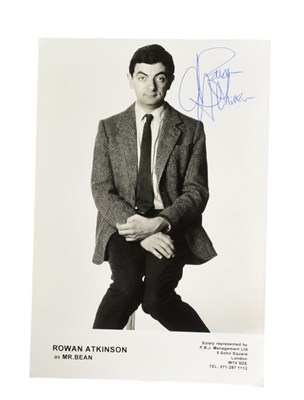 Lot 189 - BRITISH COMEDY - ROWAN ATKINSON - MR BEAN - SIGNED PHOTOGRAPH