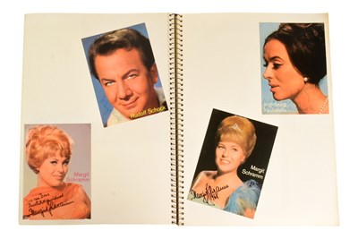 Lot 146 - OPERA - LARGE ALBUM OF C1970S & EARLIER AUTOGRAPHS