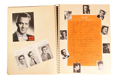 Lot 136 - OPERA - LARGE ALBUM OF C1970S & EARLIER AUTOGRAPHS