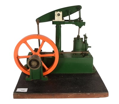 Lot 100 - LIVE STEAM - STUARTS MODELS BEAM ENGINE
