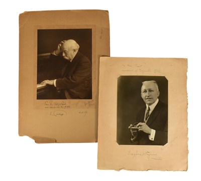 Lot 242 - COMPOSERS - SIEGFRIED WAGNER & ISIDOR PHILIPP AUTOGRAPHS