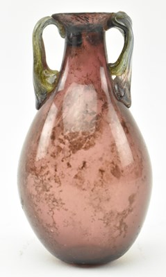 Lot 30 - ROMAN AUBERGINE GLASS FLASK 1ST / 3RD CENTURY AD