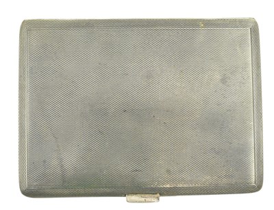 Lot 93 - 20TH CENTURY QUEEN ELIZABETH II HALLMARKED SILVER CIGARETTE CASE