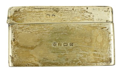 Lot 122 - 20TH CENTURY GEORGE V HALLMARKED SILVER & WOOD LINED CIGARETTE BOX