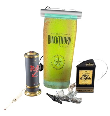 Lot 27 - BREWERIANA - MIXED SELECTION OF LIGHT UP SIGNS / BAR DISPLAYS