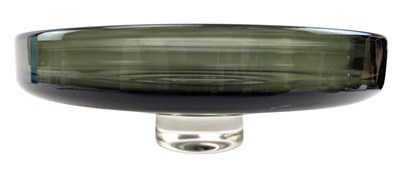 Lot 8 - WHITEFRIARS - NO. 9667 - WILLOW PEDESTAL BOWL / CENTREPIECES