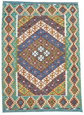 Lot 368 - 20TH CENTURY TURKISH ANATOLIAN KILIM FLOOR CARPET RUG