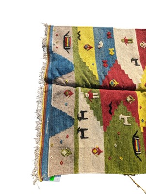 Lot 730 - 20TH CENTURY SOUTH WEST PERSIAN QASHGAI KILIM