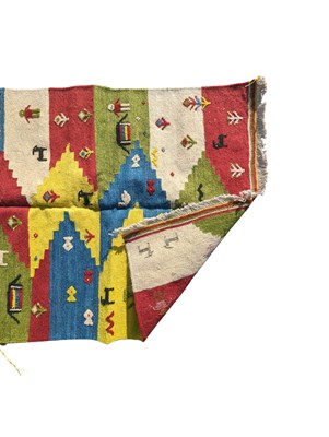 Lot 730 - 20TH CENTURY SOUTH WEST PERSIAN QASHGAI KILIM