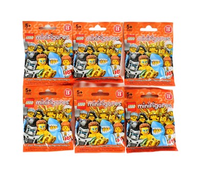 Lot 782 - LEGO - X6 FACTORY SEALED SERIES 15 MINIFIGURES